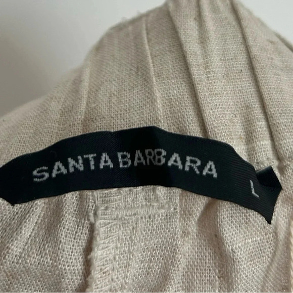 Santa Barbara Linen Blend Shorts Jorts size large NWT - Picture 11 of 13